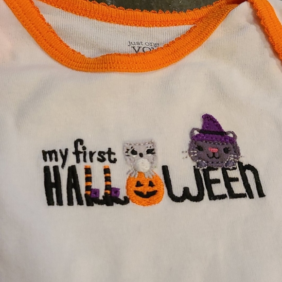 Girls 5 pc lot: sleeper, tops, pants, 3 mo, halloween - Picture 7 of 11